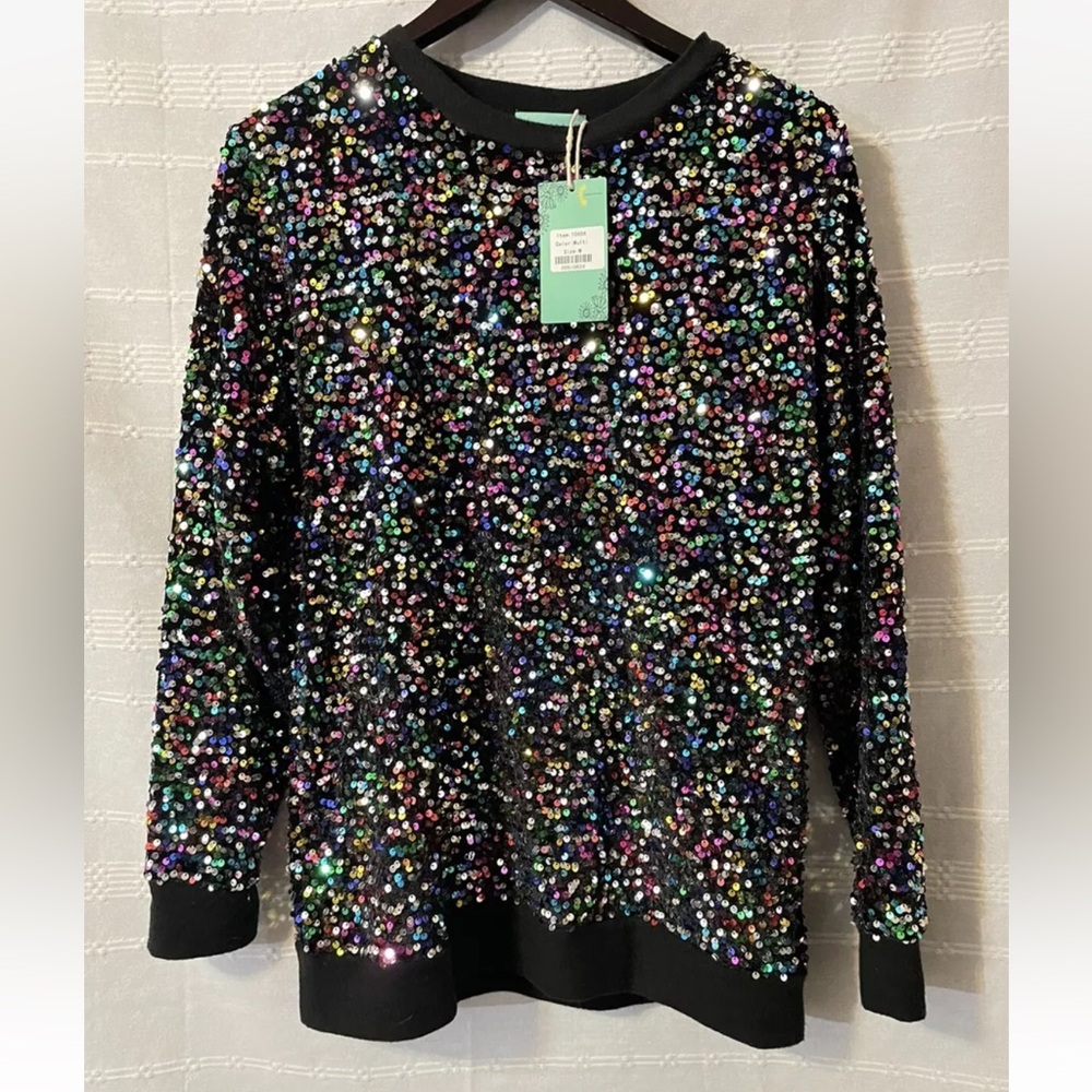 Sunshine & Rodeos Sequin Sweatshirt - Picture 3 of 3